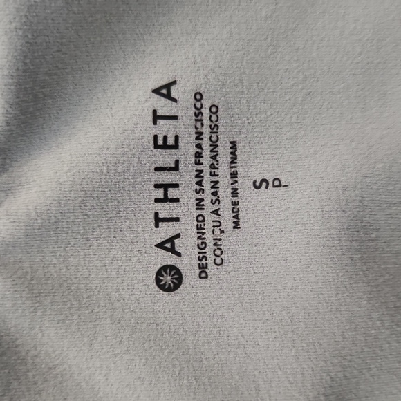 Athleta Conscious Crop Printed Small A-C Iris Floral - Picture 4 of 5